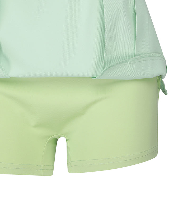 ANEW Golf: Women Half Pleats Under Line Point Skirt - Light Green