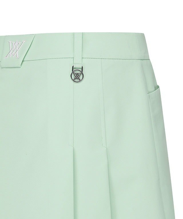 ANEW Golf: Women Half Pleats Under Line Point Skirt - Light Green